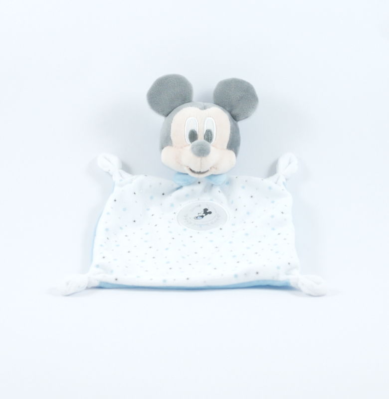  mickey souris plat blanc bleu 20 cm 